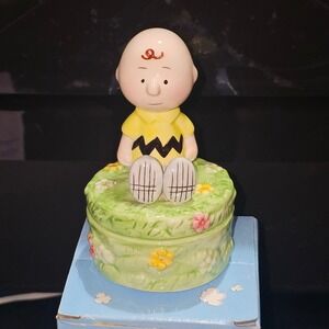 Westland Giftwear Peanuts Charlie Brown Trinket‎ Box 4.5"